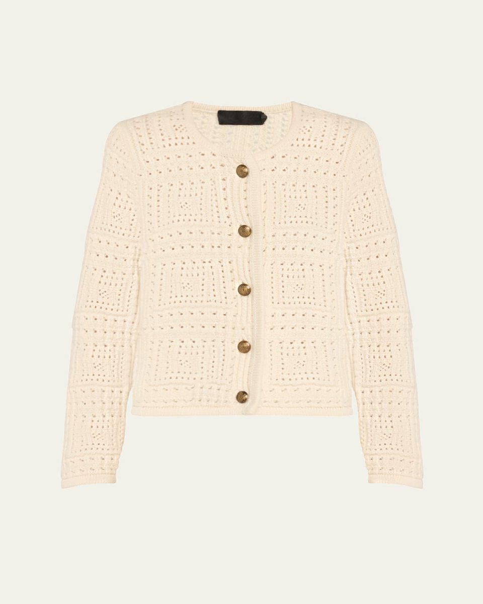 Harry Open Knit Cashmere Sweater Jacket